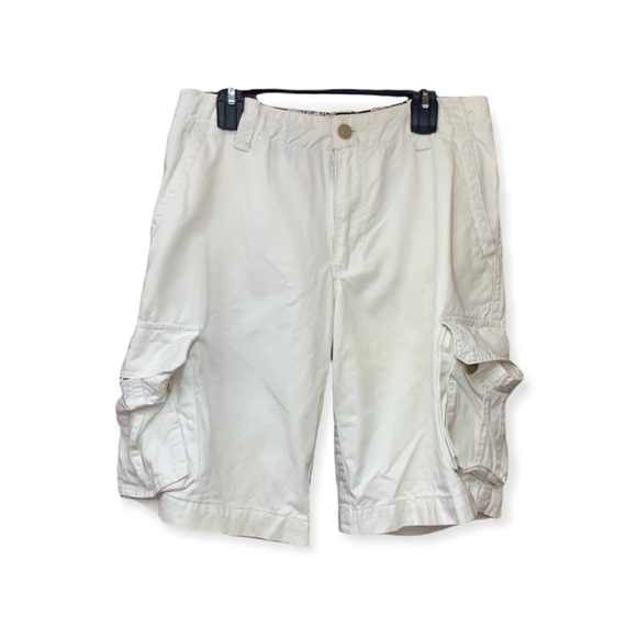 Sz32 Aeropostale White Cargo Shorts - Picture 2 of 4